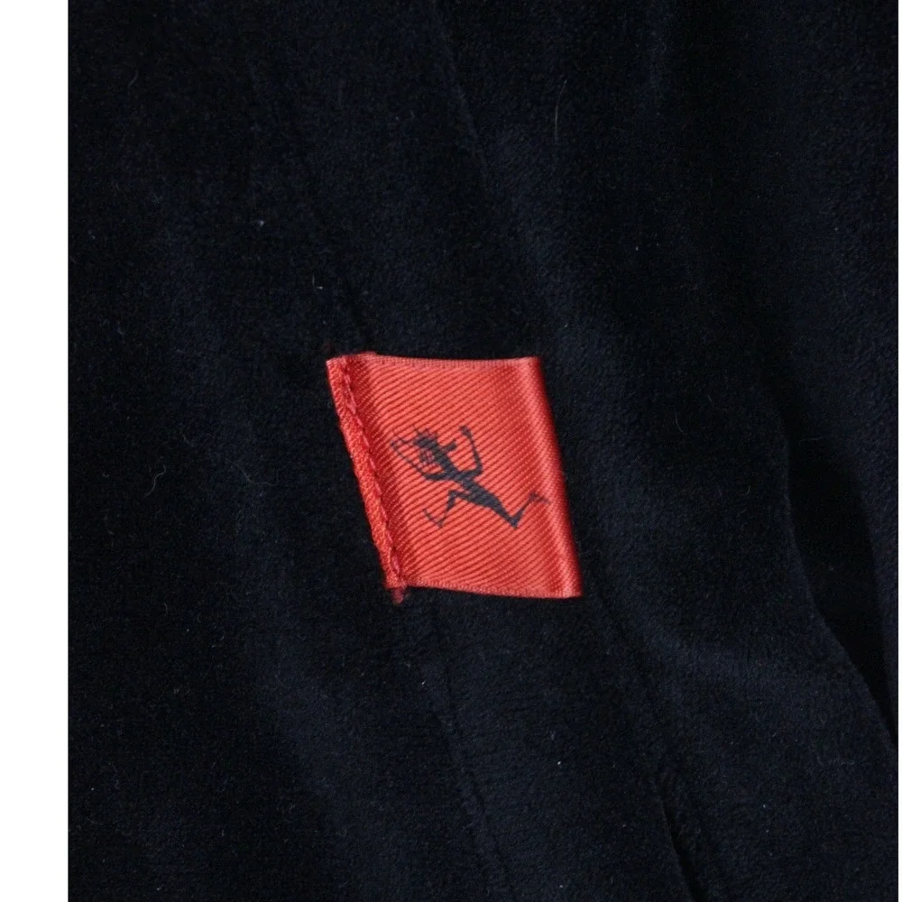 Reigning Fury King Fury Velour Track Jacket Mens S Black Gold Logo Streetwear